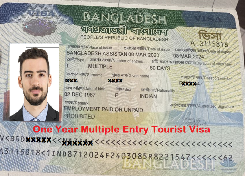 Bangaladesh Tourist Visa One Year Multiple Entry
